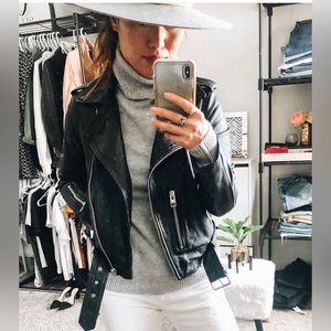 AllSaints Balfern Black Biker Jacket